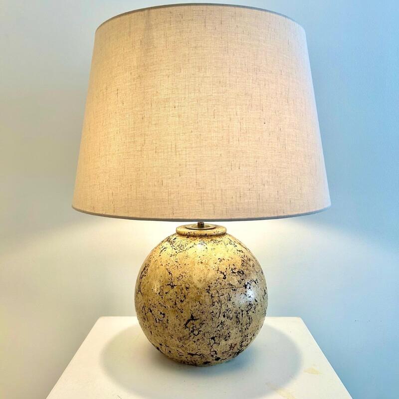 PIED DE LAMPE PLATRE